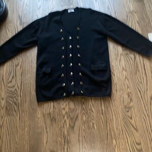 GISPA Cardigan Sweater! Beautiful and so elegant! Lana Merino Wool! Soft!!